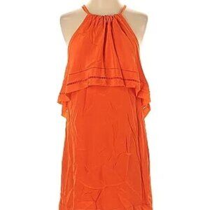 Trina Turk Orange Halter Dress